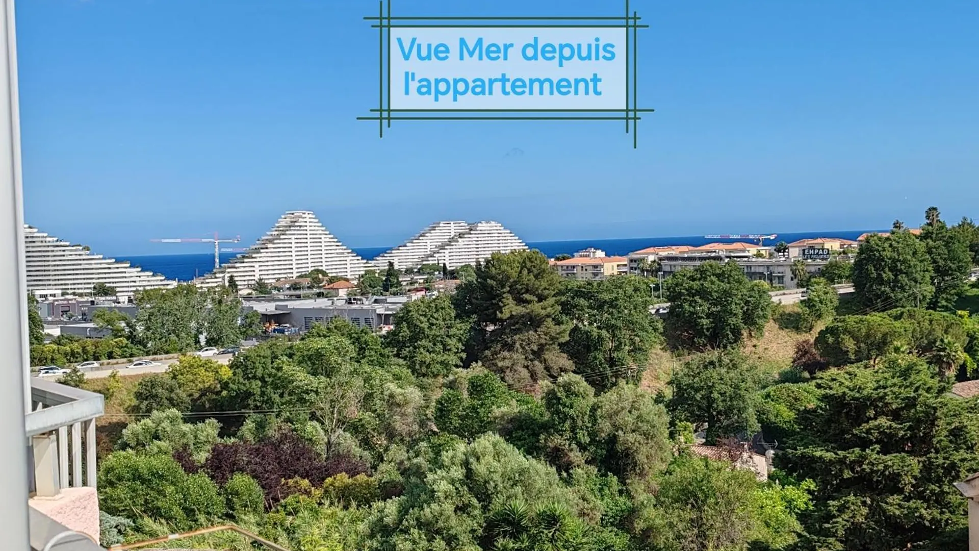 Baie D'Azur Vue Mer Piscine Parking Villeneuve-Loubet