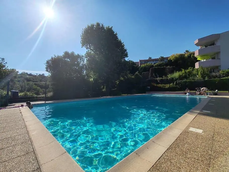 Baie D'Azur Vue Mer Piscine Parking Villeneuve-Loubet