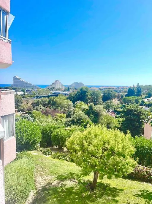 Apartment Baie D'Azur Vue Mer Piscine Parking Villeneuve-Loubet
