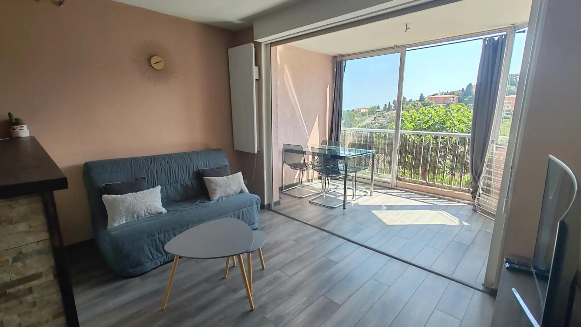 Baie D'Azur Vue Mer Piscine Parking Villeneuve-Loubet France