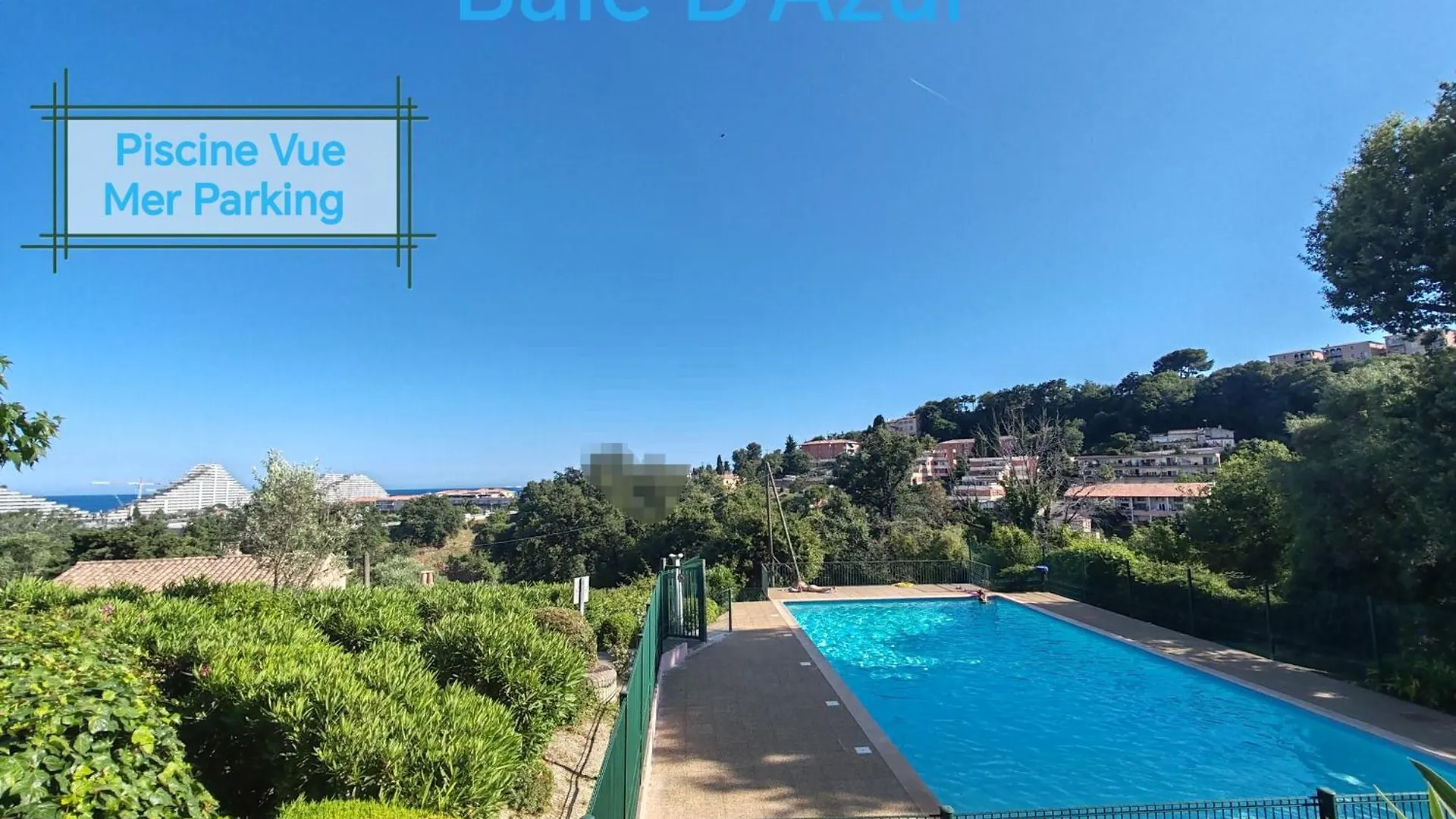 Baie D'Azur Vue Mer Piscine Parking Villeneuve-Loubet France